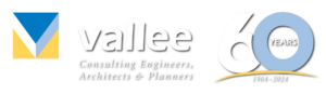 Vallee Consulting Engineers, Architects & Planners 60 Years Logo